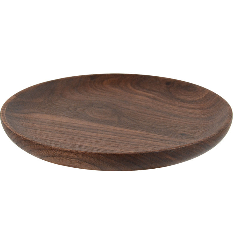 Close up photo of the side of a Black Walnut Plate